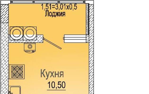 Студия, 0.00 м<sup>2</sup>, 0/25 эт.