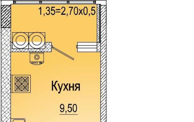 Студия, 0.00 м<sup>2</sup>, 0/25 эт.