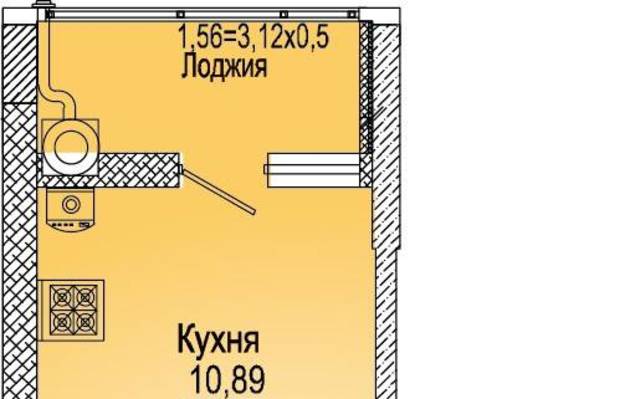 Студия, 0.00 м<sup>2</sup>, 0/25 эт.