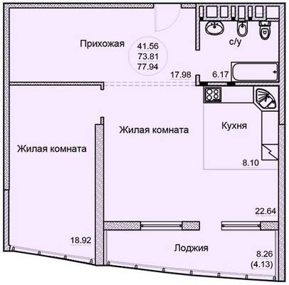 Студия, 0.00 м<sup>2</sup>, 0/24 эт.