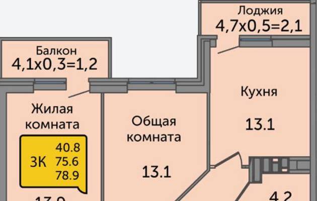 Студия, 0.00 м<sup>2</sup>, 0/25 эт.