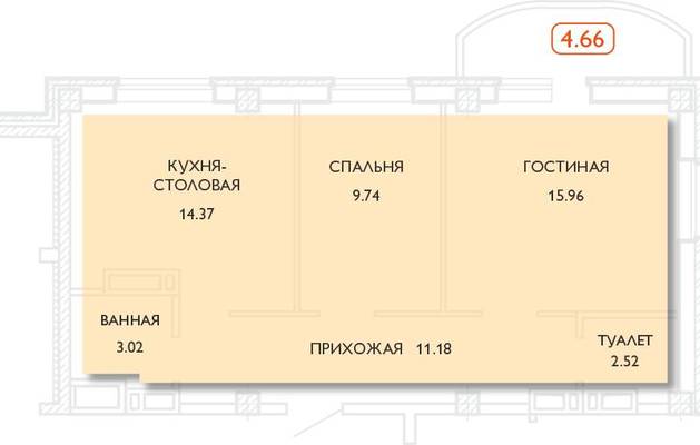 Студия, 0.00 м<sup>2</sup>, 0/18 эт.