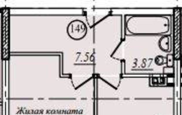 Студия, 0.00 м<sup>2</sup>, 0/19 эт.