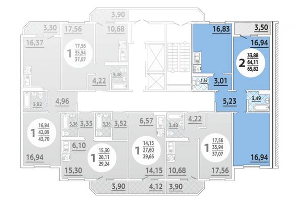 Студия, 0.00 м<sup>2</sup>, 0/19 эт.