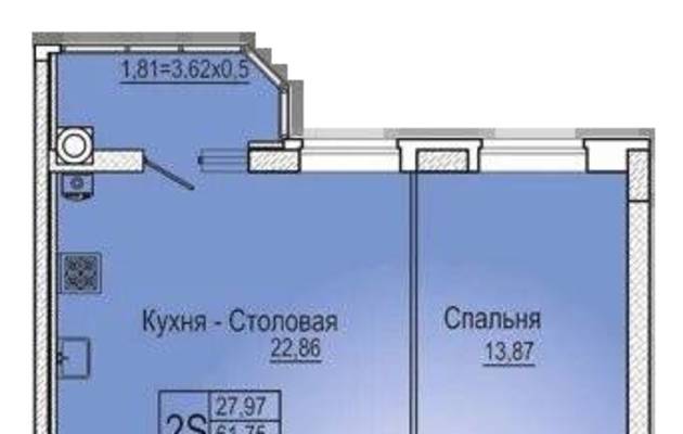 Студия, 0.00 м<sup>2</sup>, 0/25 эт.